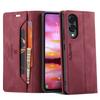 For Samsung Galaxy S25 Edge Wallet Case AUTSPACE A01 Leather Stand Cover with RFID Blocking Card Holder