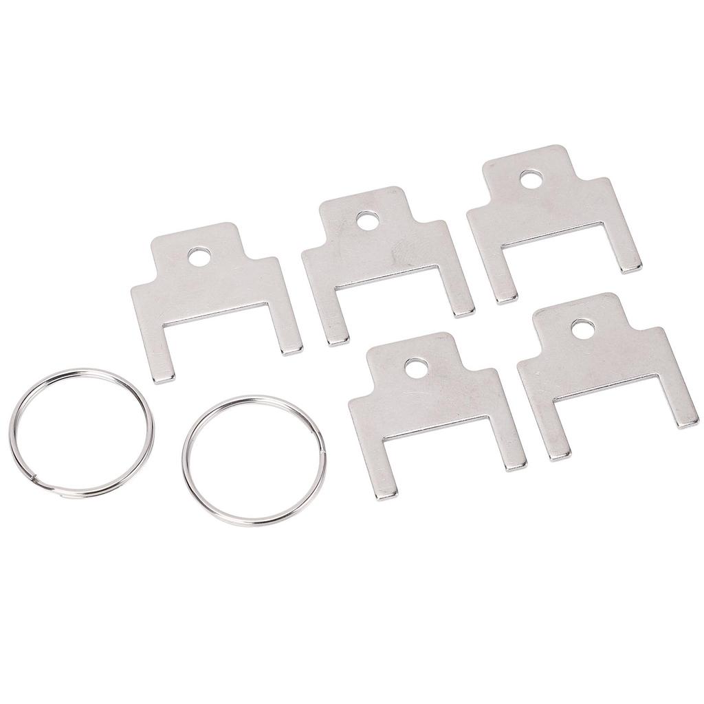 5 Pcs Paper Towel Dispenser Key Stainless Steel 770301 Toilet Paper Dispenser Replacement Key for