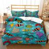 Cartoon Ocean Whale Dolphin Duvet Cover Kids Cute Kawaii Bedding Sets Soft Quilt Cover and Pillowcases Single_Double_Queen_King