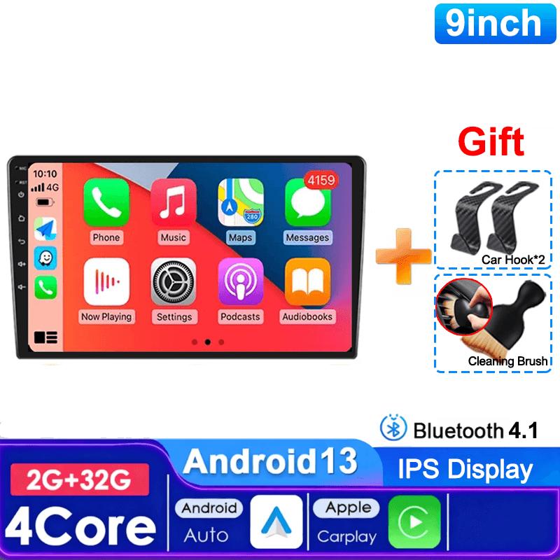 2Din Car Radio 7/9/10'' 64G Android 13 Wireless Carplay Radio Multimedia Stereo For Toyota Hyundai Kia Volkswagen Jeep Fiat