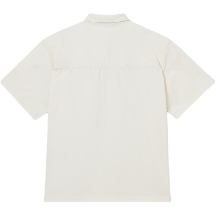 Levis Simple Comfortable Versatile Casual Denim Short Sleeve Shirt Men shirts White 001TA-0002