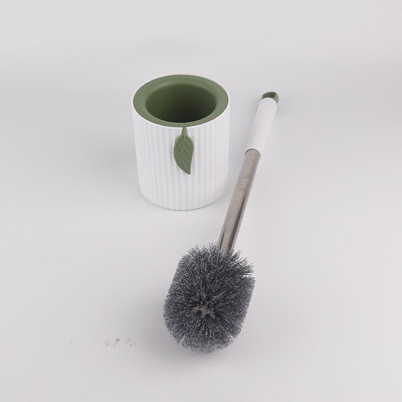 Toilet Brush Set Combination Brush Extended Leaf Double Color Base Set Toilet Dredging Tool