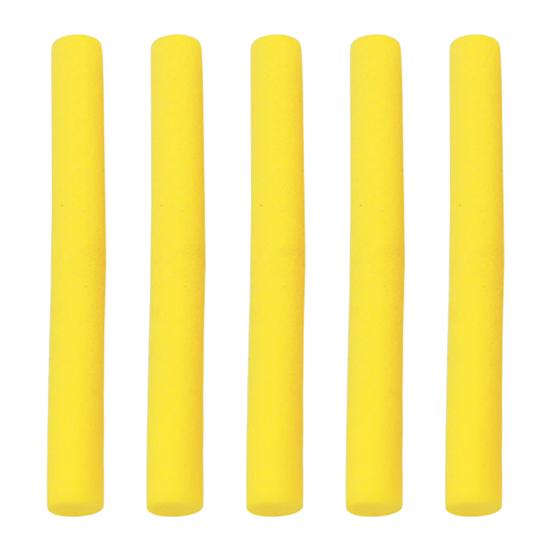

5 шт. Высокая стабильность Легкая установка Не ломающиеся Многоразовые Поролоновые стержни Цилиндр Карповая рыбалка Поролоновые палочки Рыболовный аксессуар 8 mm жёлтый