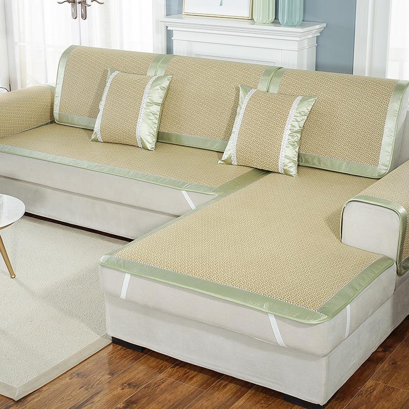 Rattan Sofa Cushion Summer Non-Slip Sofa Mat Cushion Sofa Cover Summer Cold Rattan Seat Cushion Cover