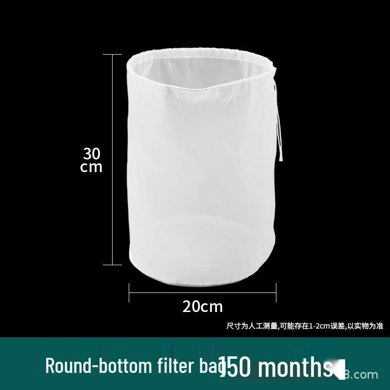 Food Grade Round Filter Cloth Bag - 100 & 200 Mesh for Soy Milk & Juice