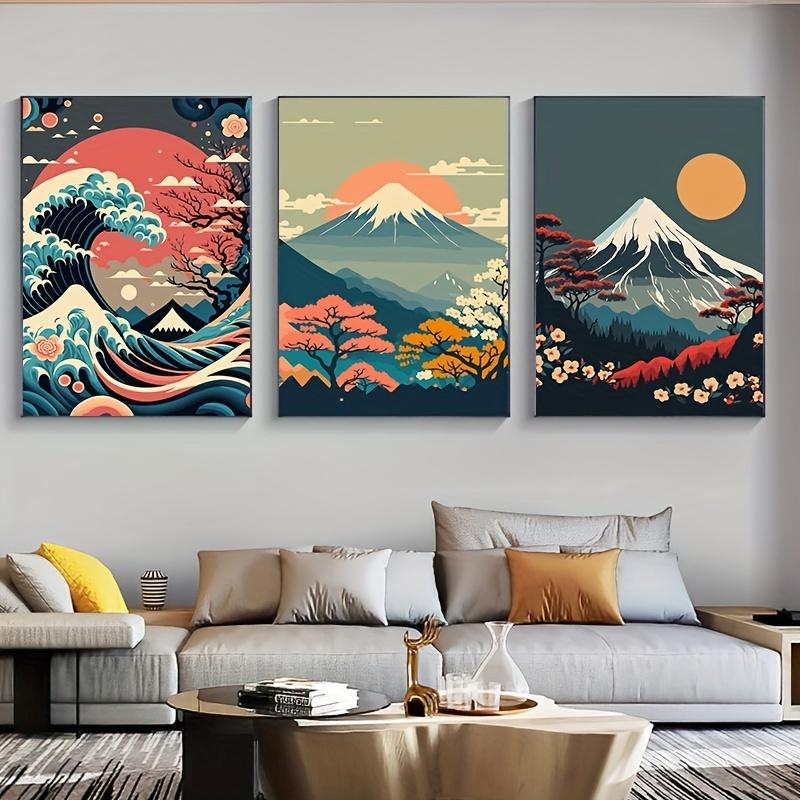 Perfect Japanese Nature Landscape Wall Art Canvas Painting Modern Wall Art Prints And Posters For Living Room Cuadros Decor