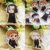 Cartoon Harry Potter Snape Malfoy George Bill Movie Character Pendant Keychain For Gift Giving And Travel Souvenir