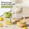 Practical Portable 380ml Ice Cubes Mold And Insulated Water Bottle For Daily Use Beverage Container With Carry Handle