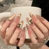 Champagne Bottomless Tray Zircon Nail Art Accessories - Super Flash Heart Dove Egg Stacked Drill Ball.