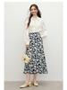 Hongxiu 2025 Glossy Lapel Drape Acetate Top - Spring/Autumn Women's Fashion Shirt
