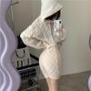 Women's High-Waisted Knitted Safety Shorts - Elastic, Slimming, Warm Base Layer Wool Pants