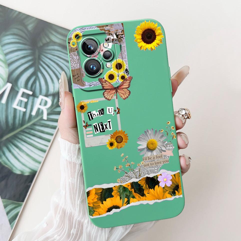 Cover per Telefono Femminile Cuore d'Amore per Realme GT2 Pro Custodia Realme GT Neo2 GT2 GT Neo 3T Funda Silicone Morbido Opaco Protezione Lente Capa