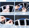 20Pcs Reflective Strips for Wheel Tire Hub Night Warning Stickers Safety Reflective Warning Lighting StickerAuto Accessories