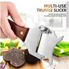 Professional Stainless Steel Truffle Slicer Adjustable Blade Multifunctional Cutter for Home Kitchen Gourmet Cooking