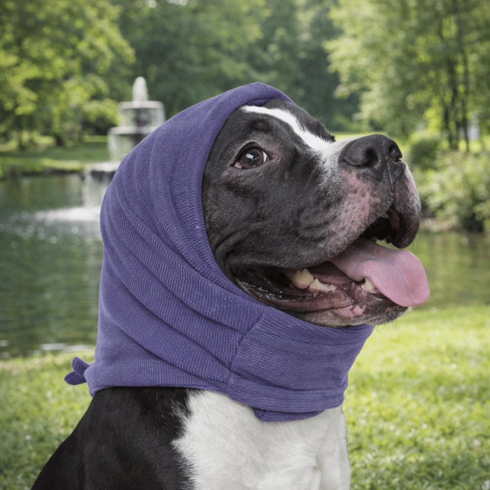Noise Protection Dog Soothing Hood Washable Dog Head Wrap Anxiety Relief Cover  Grooming