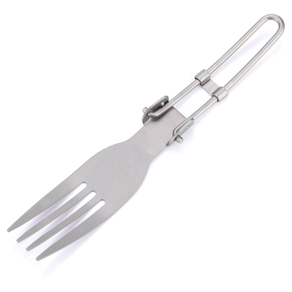 Portable Folding Forks Outdoor Camping Cutlery Travel Tableware(Fork)