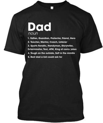 Bester Papa Perfektes Geschenk Nomen 1 Vater Beschützer TTshirt Hergestellt in den USA Größe S bis 5XL