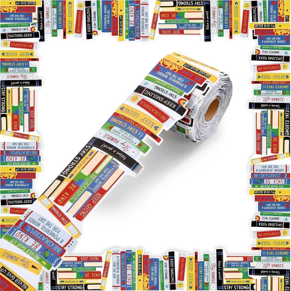 Waterproof Border Sticker Roll Self Adhesive Classroom Border Sticker  Library Decor