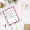 Stationery Paper,Love Heart Letterhead,Holiday Letters,Holiday Event Heart Stationery Paper For Writing Letters Office Invitations