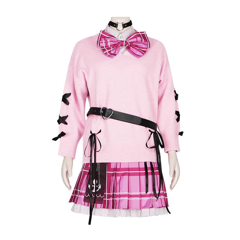 Minato Aqua Cosplay School Uniform Vtuber Hololive Costume Outfit Dress Full Set