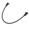 Double Elbow USB Type C to USB C Cable PD 60W Fast Charge 10Gbps Data Sync Cord