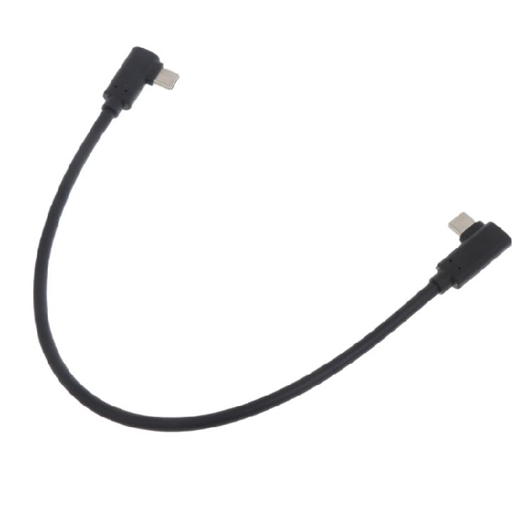 Double Elbow USB Type C to USB C Cable PD 60W Fast Charge 10Gbps Data Sync Cord