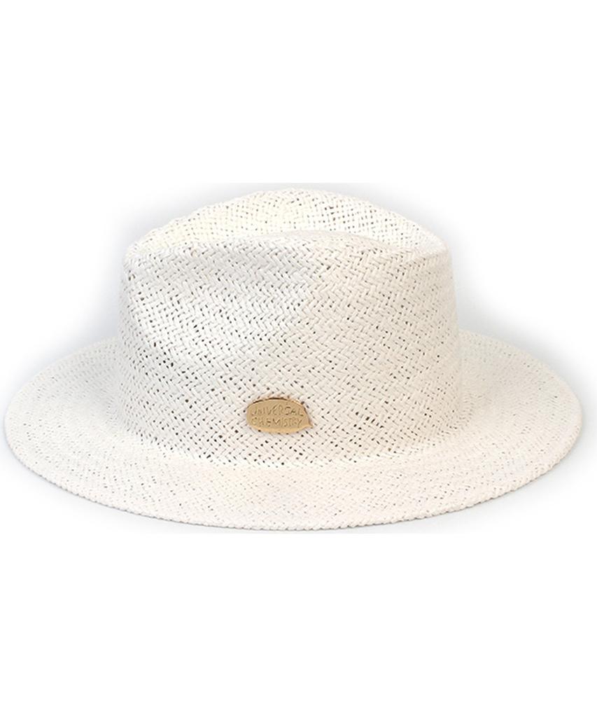 Yunibeosyeolkemiseuteuli Summer Simple White Fedora - Big Size Summer Fedora