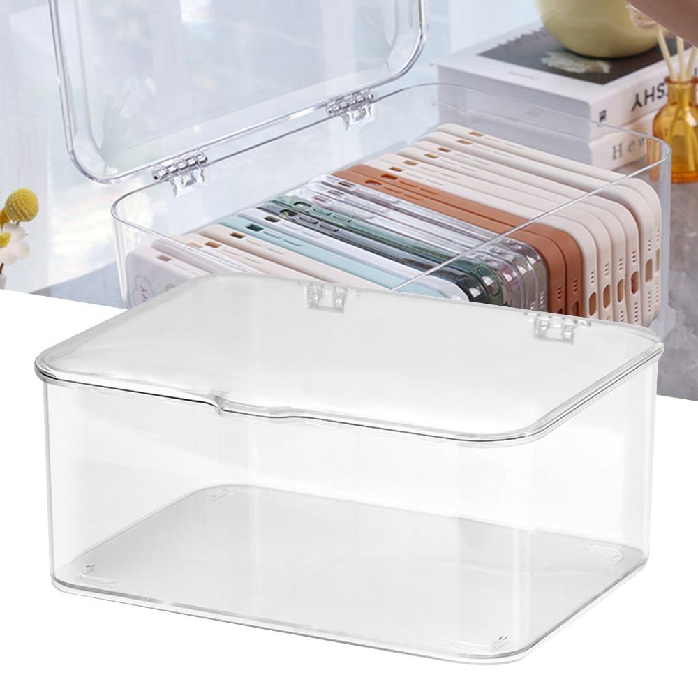 

Space Saving Plastic Storage Box Large Capacity Organizer Bin Desk Organizer Storage Bins Home белый