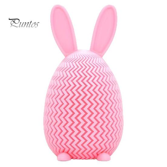 Candy Storage Box 3D Printed Bunny Ear Egg Box, Rabbit Easter Holder Container for Home Shelf Mantle Display, Basket Stuffers Kids Organizer