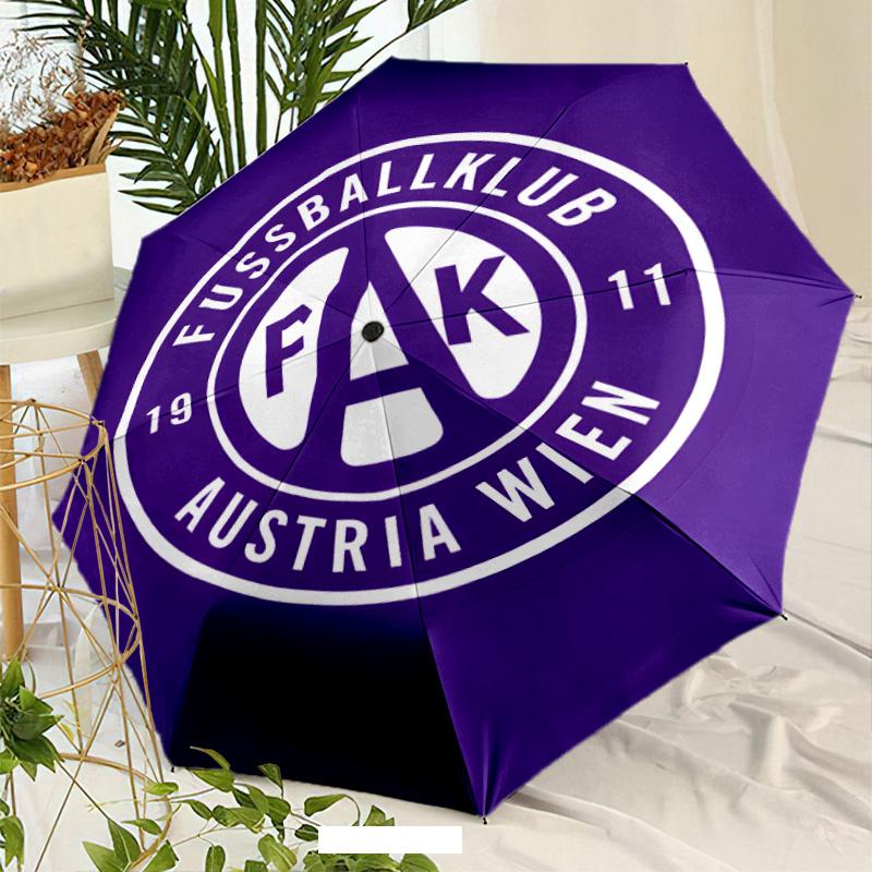 Football Team Umbrella with Automatic Open/Close & Self-8-Rib Heavy-Duty Umbrella, Compact Travel Umbrella Suitable for Outdoor