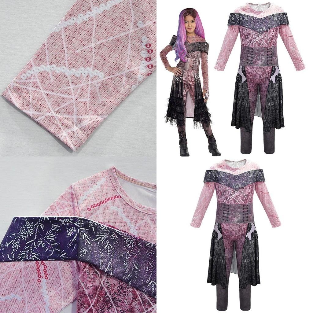 Stylish And Comfortable Descendants 3 Evil Audrey Kids Jumpsuit Fancy Dress Party Outfit