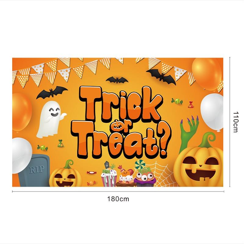 Hochwertiges Polyester Halloween Banner für gruselige Partydeko