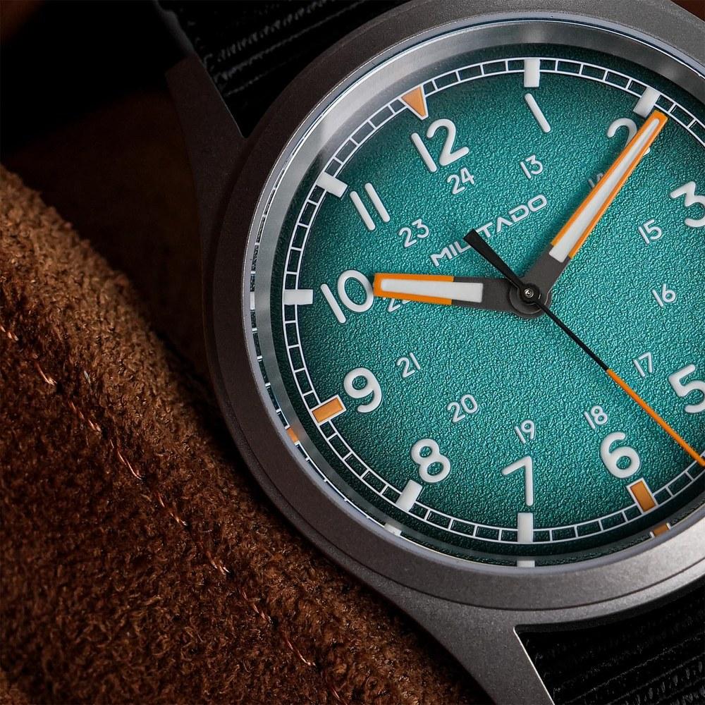 1963 Watch Militado ML05 Field Watch 38mm VH Sweep Hand Quartz Men