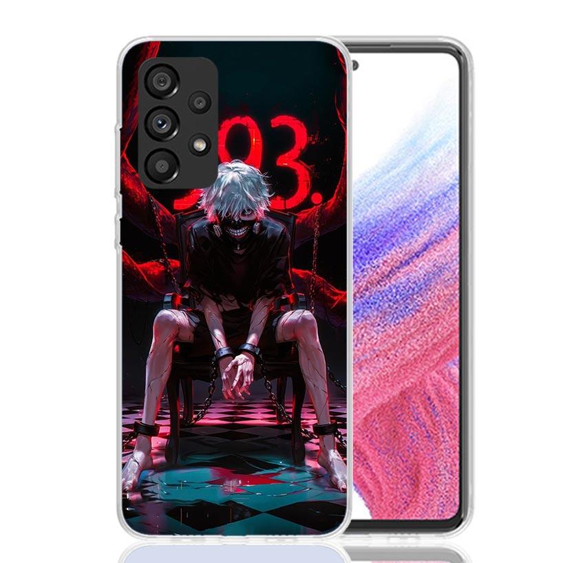 

Чехол для телефона G-Ghoul Tokyo Kaneki Ken для Samsung Galaxy A52 A32 A22 A12 A02S A50S A30S A51 A31 AA71 Note 20 Ultra 10 S10 Plus Gal Samsung A71 4G