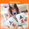Mahjong Themed Plush Pillow Toy With Pp Cotton Filling For Home Decor Gift Special Characters Included