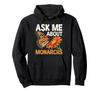 Monarch Butterfly Design Aesthetic Orange Hoodie
