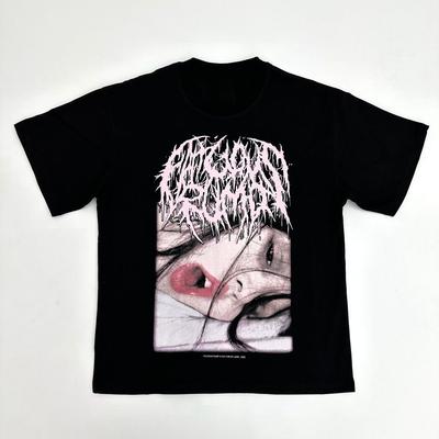 Μοντέρνο T-shirt με Εκτύπωση Τρομαγμένης Γυναίκας Καλοκαιρινό Ανδρικό Κοντομάνικο Harajuku Streetwear Εξωτερικού Χώρου Casual T-shirt Γυναικεία Καλοκαιρινά Top