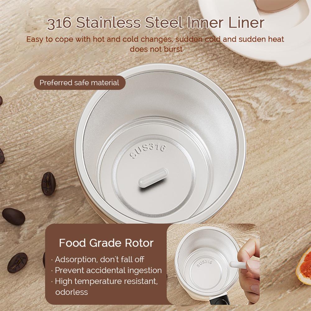 Rechargeable Automatic Magnetic Cup Electric Coffee Self Mixing Mug USB Waterproof Food Safe 400ML Coffee Mug