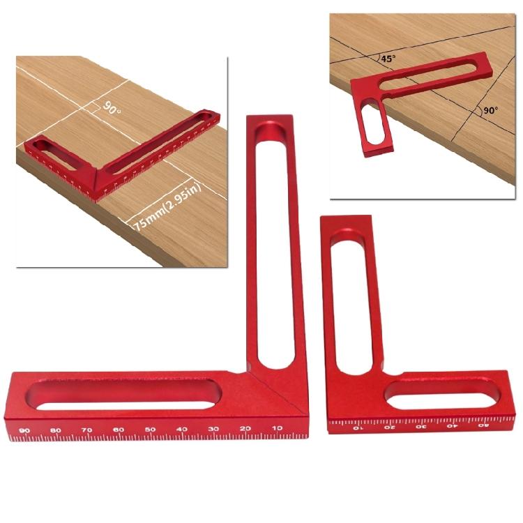 Right Angles Ruler L Square Ruler Measuring Layouts Tool Height Measuring Ruler