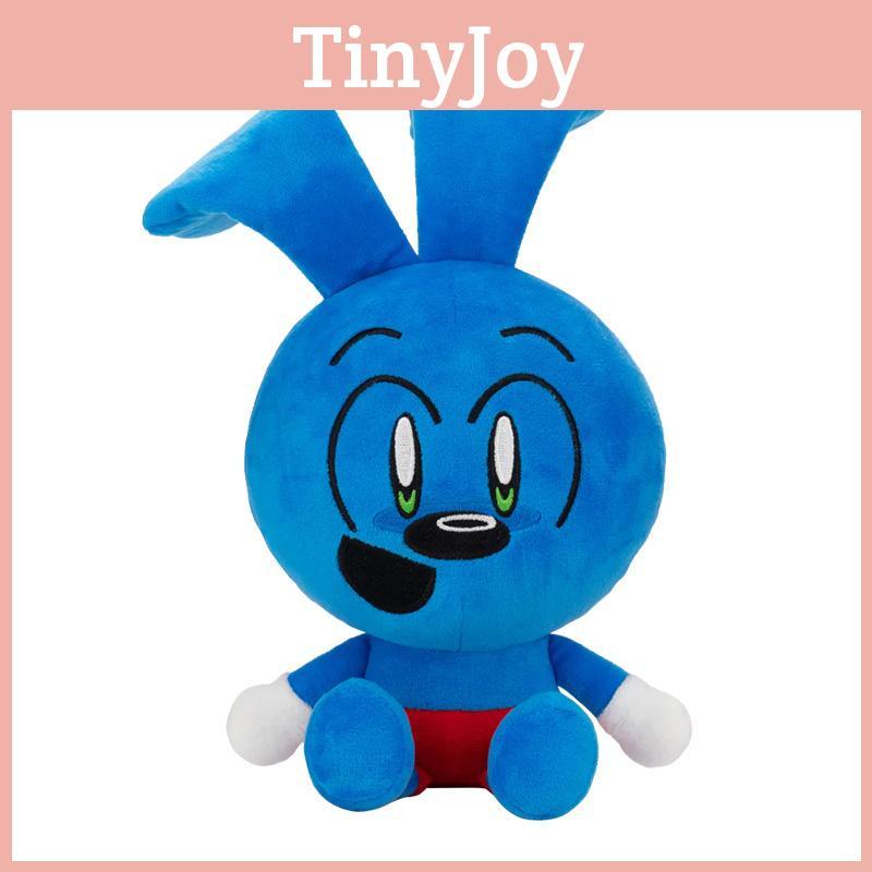Riggy Plush Blue Rabbit Toy Cute Stuffed Animal Gift For Holidays 25cm Height