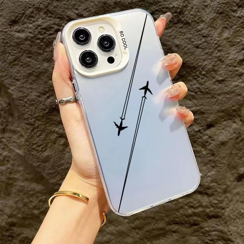 Aviation-style IPhone 17 Pro Phone Case, 16E/15/14/13 Laser-cut, Apple 11Xs Max, Fashionable and Popular Styles