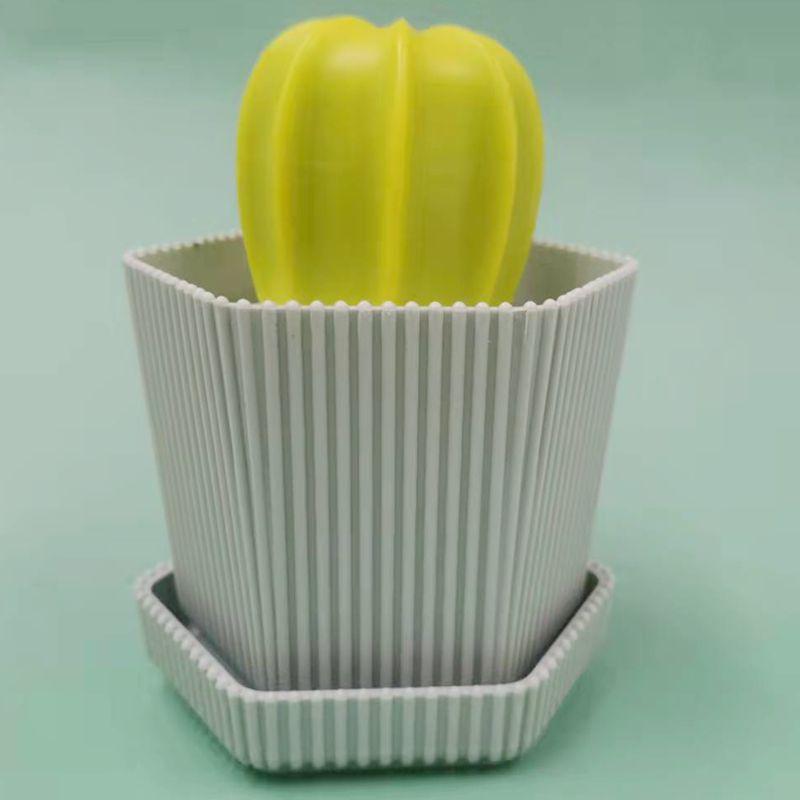 Creative Pot Brush Prickly Pear Nano Cleaning Ball Gradient Color Cleaning Brush Pot Brush