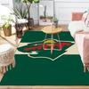 Minnesota-Wild Hockey Team Area Rug Suitable for Indoor And Outdoor,Carpets for Kitchens, Homes, Offices, Living Rooms,Home Decor,Christmas Gift