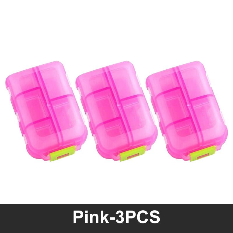 Neue praktische Reise-Pillendose, Pillenspender, Pillenorganizer, Tablettenbox-Etui, Behälter, Medikamentenunterteiler, Medikamentenboxen