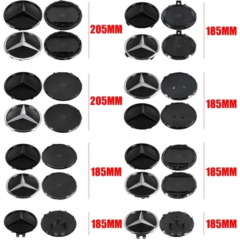 Grilă Frontală 3D 185MM 205MM Emblema Stea Insignă Accesorii Auto Pentru Mercedes-Benz Clasa C/B/E W206 W253 W213 GLC GLE Clasa V