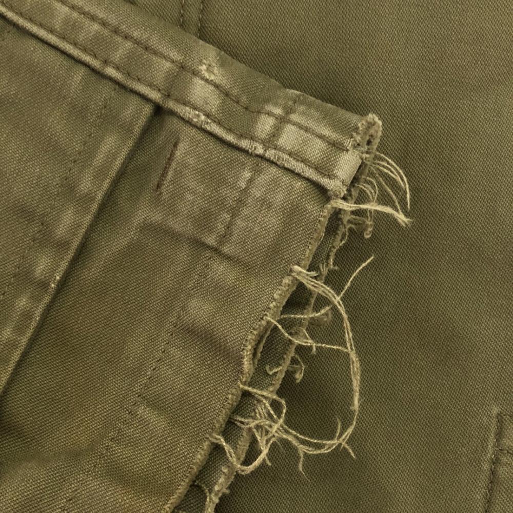 GERMAN MILITARY 80s Vintage With Hood Military Jacket 170/180-100 Khaki Men's Used