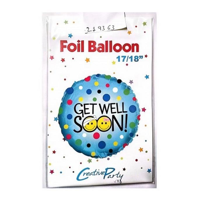 Creative Party Get Well Soon Foil Balloon