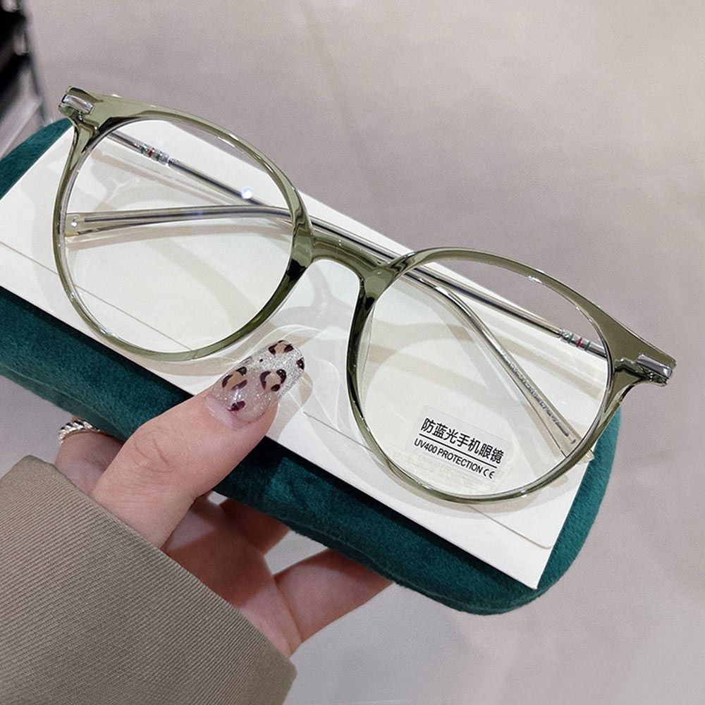 Blue Ray Blocking Round Brillen Augenschutzrahmen Brillen Männer Frauen