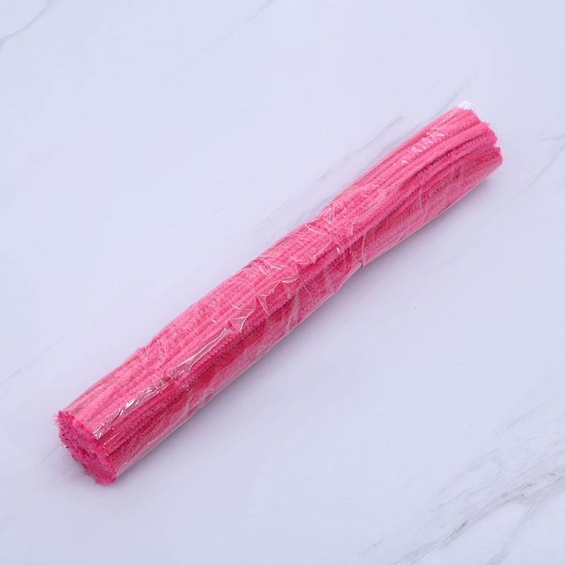 Chenille Stems Twist Sticks DIY Craft Pack for Kids - Solid Color Plush Strips