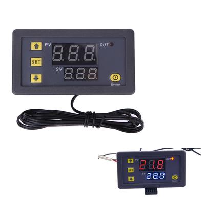 W3230 DC 24V 20A NTC High-precision Digital Display Thermostat Temperature Controller Red Blue Dispaly -55℃-120℃ Relay Output